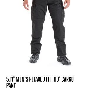 5.11 Tactical Men's Black TDU Cargo Pants